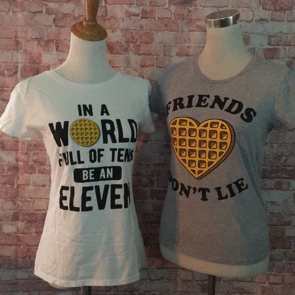 LOT OF 2 Stranger Things Tees